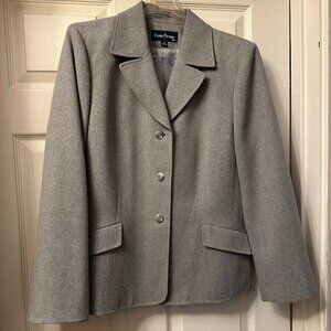 Gray Blazer & Skirt Suit